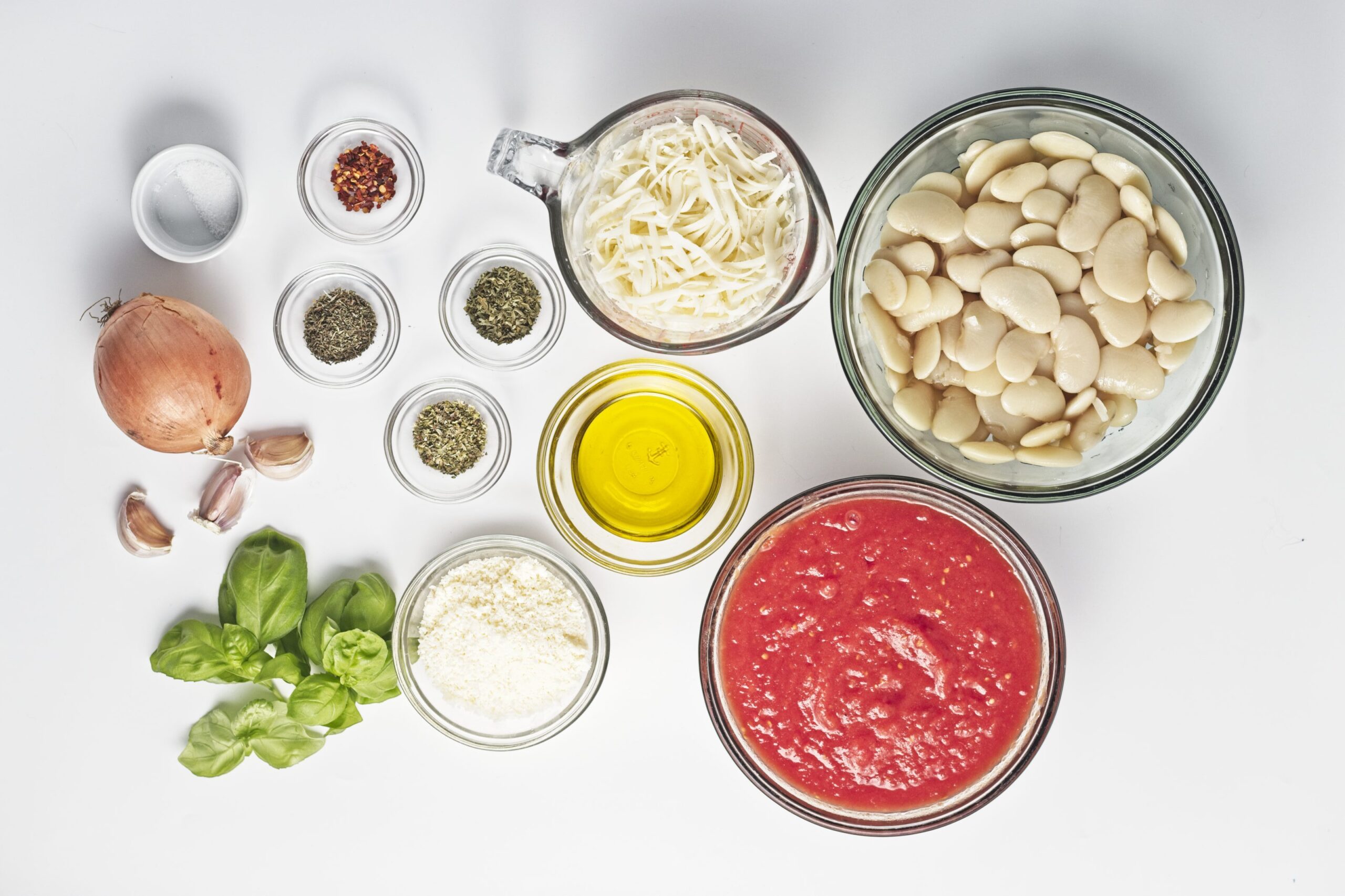 Pizza Beans Process Ingredients