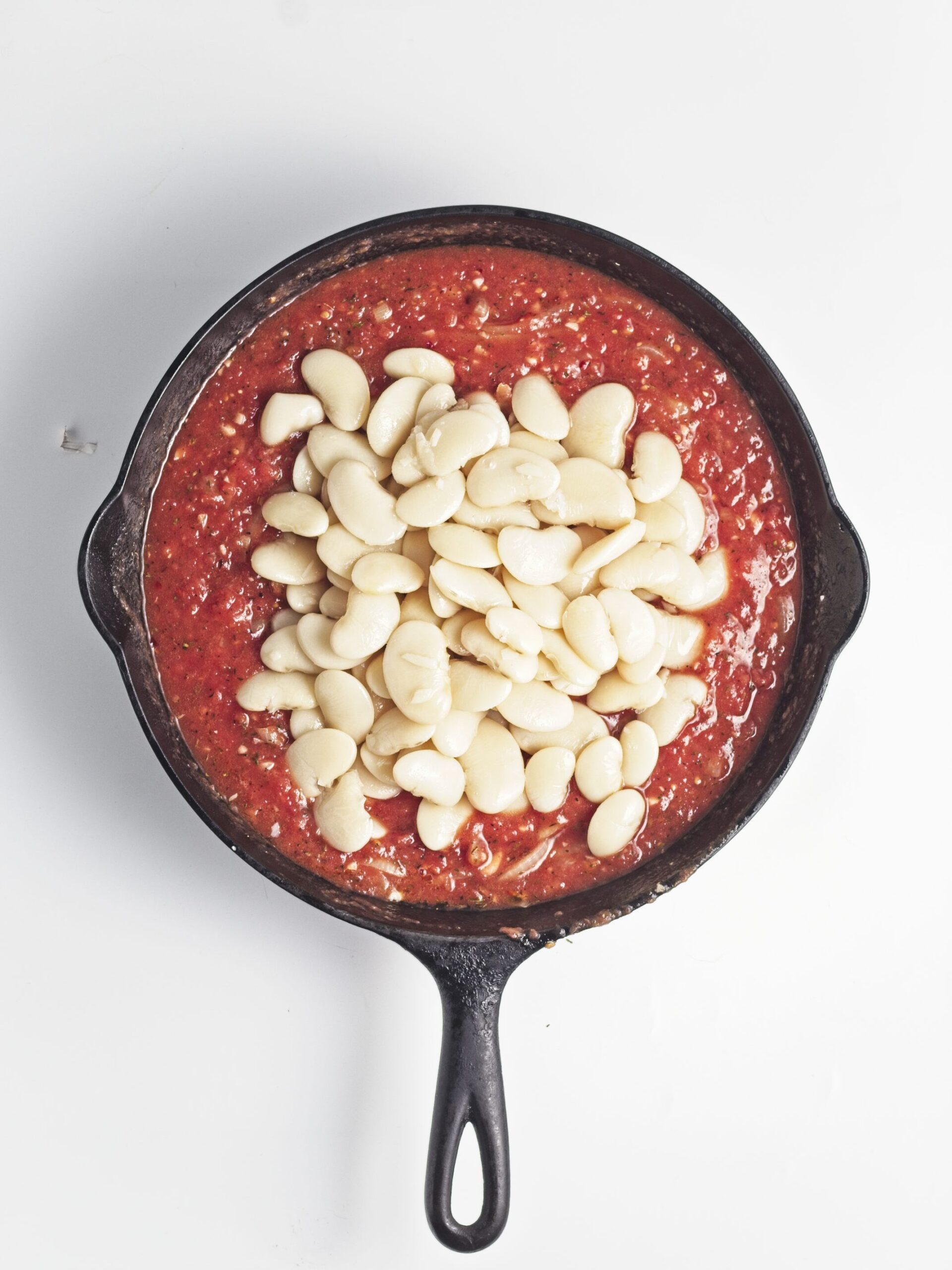 Pizza Beans Process Photo