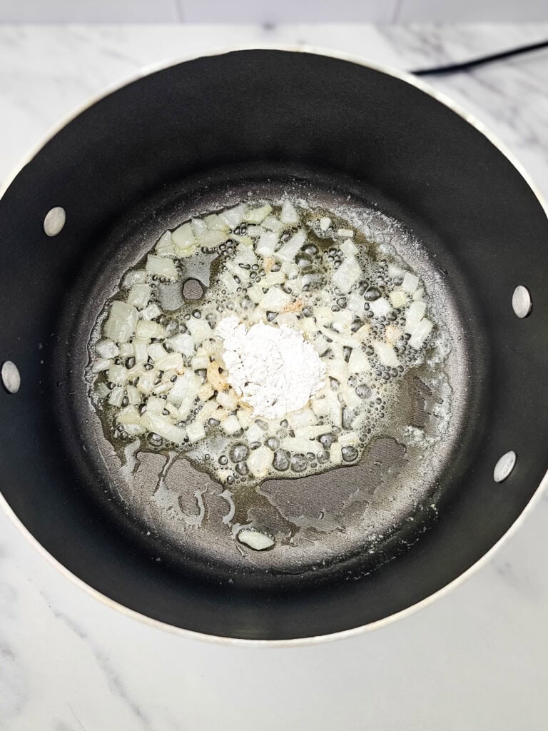 Velveeta Cheese Broccoli Soup Process Photo
