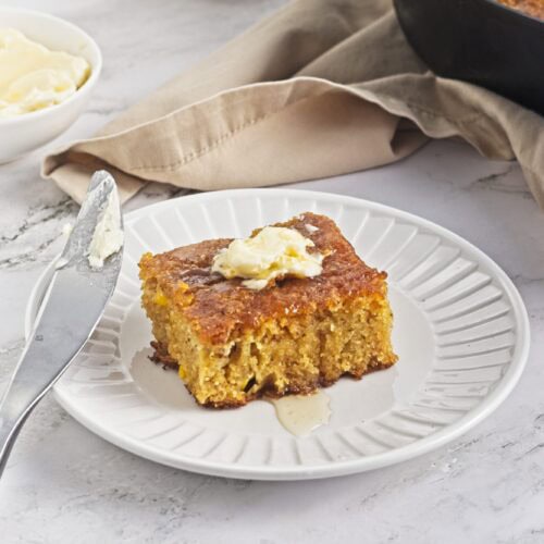 Brown Butter Skillet Cornbread