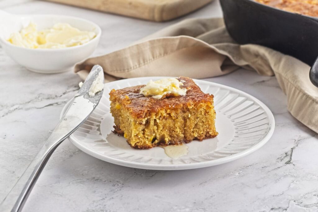 Brown Butter Skillet Cornbread