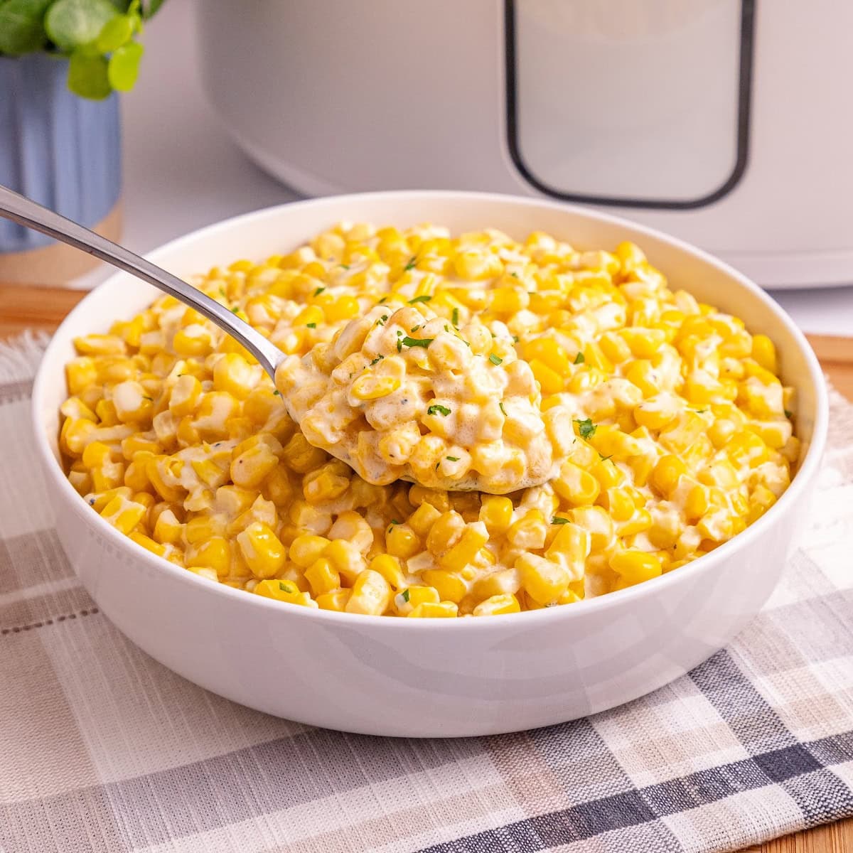 Slow Cooker Creamed Corn featured image