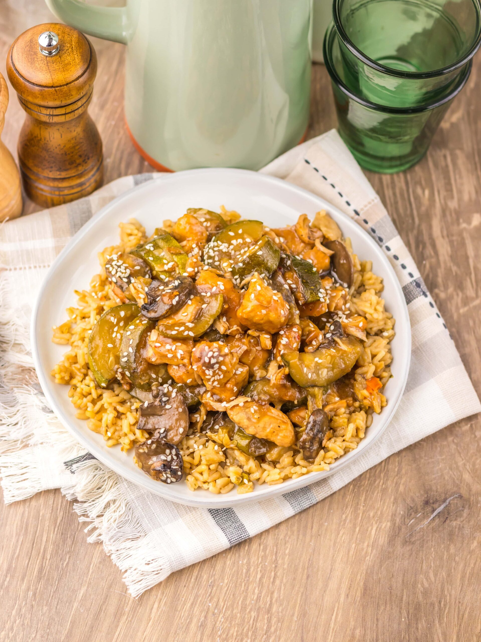 Slow Cooker Copycat Panda Express Mushroom Chicken