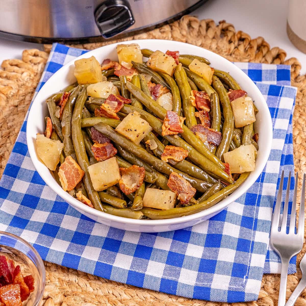 Slow Cooker Southern Green Beans featured image copy