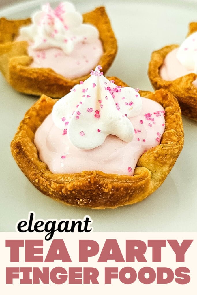 Tea Party Finger Food-Pink Lemonade Pie Bites