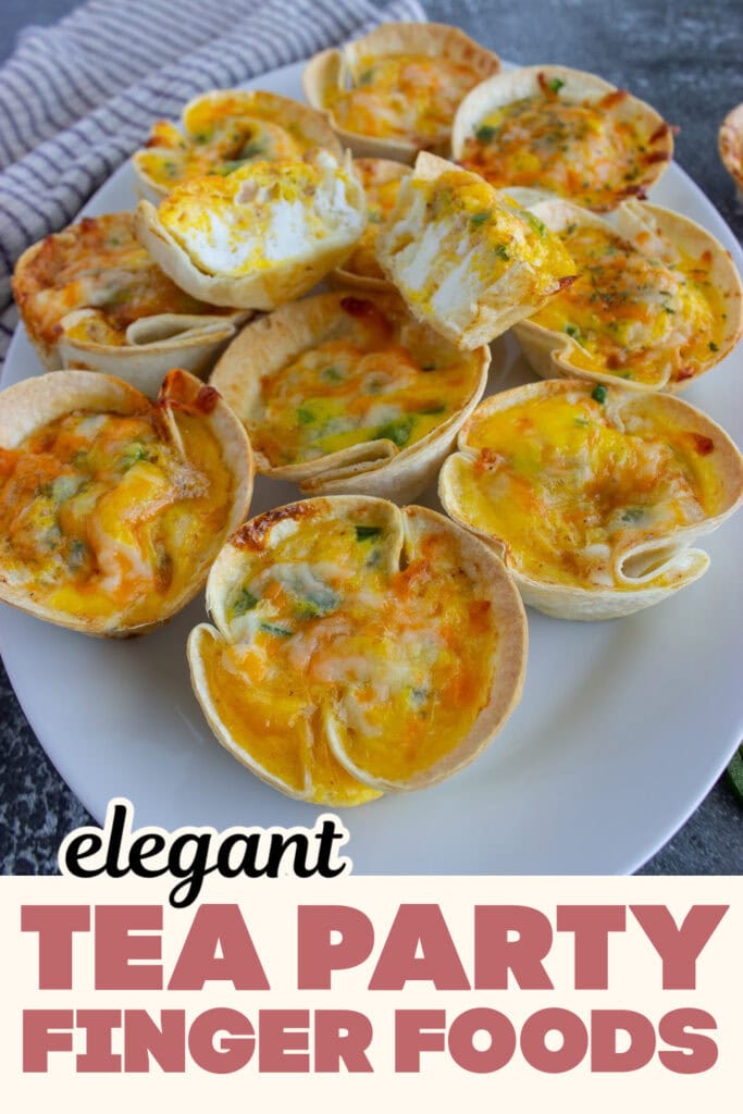 Tea Party Finger Food-Three Cheese Mini Quiches