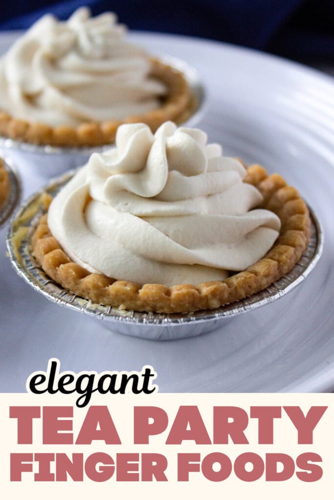 Tea Party Finger Food-White Chocolate Caramel Tarts
