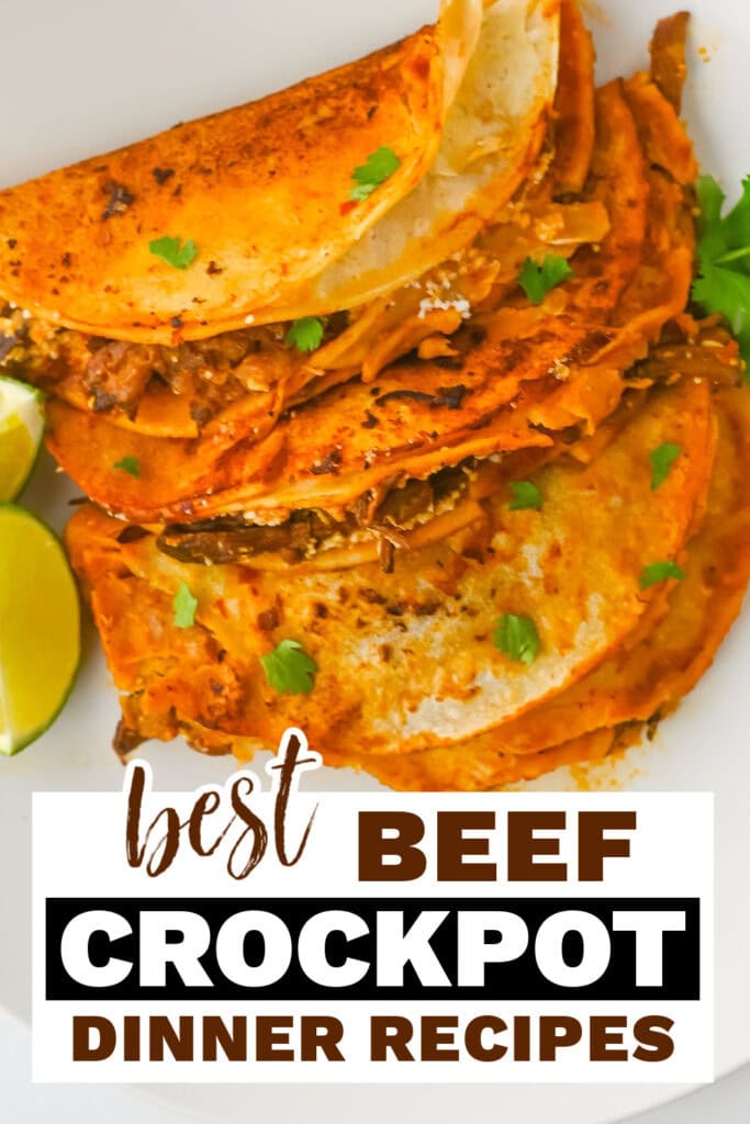 beef crockpot recipes - Crockpot Birria Tacos copy