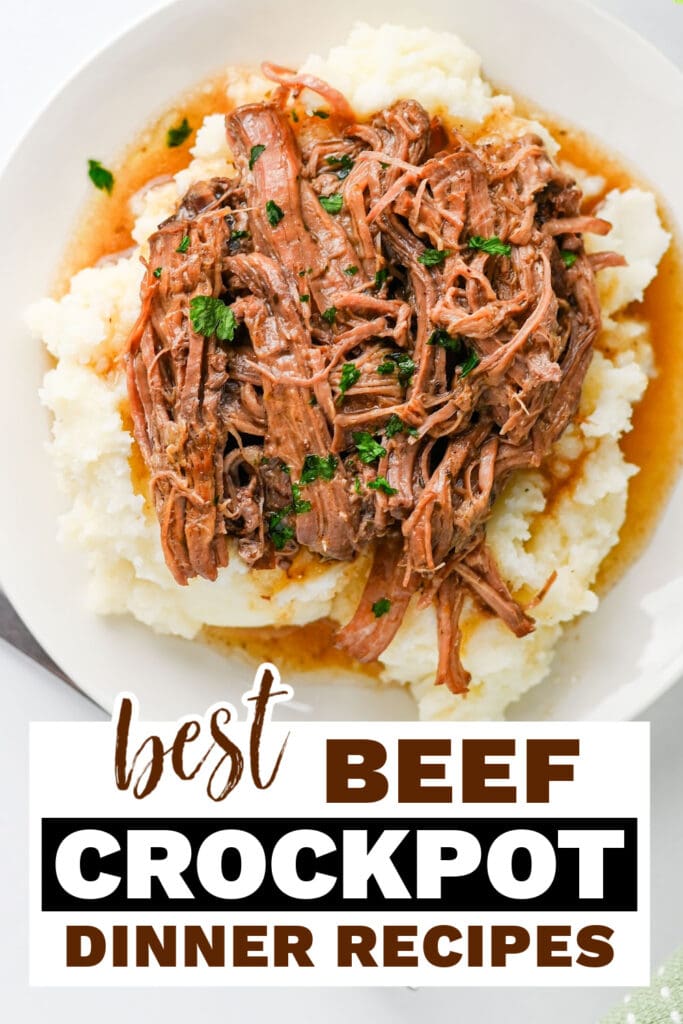 beef crockpot recipes - Crockpot Mississippi Pot Roast copy