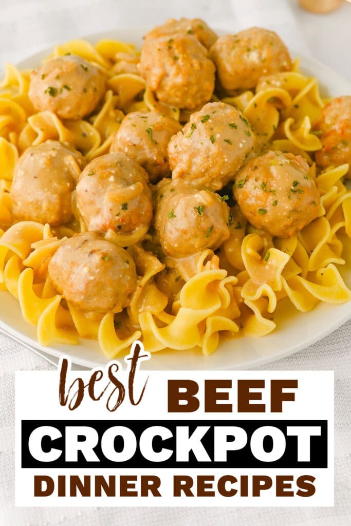 beef crockpot recipes - Slow Cooker Creamy Meatballs