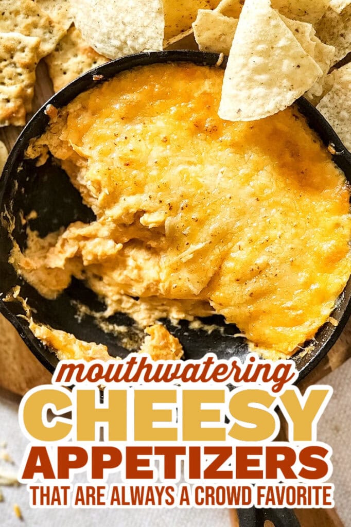 cheesy appetizers - Cheesy Buffalo Spicy Chicken Dip
