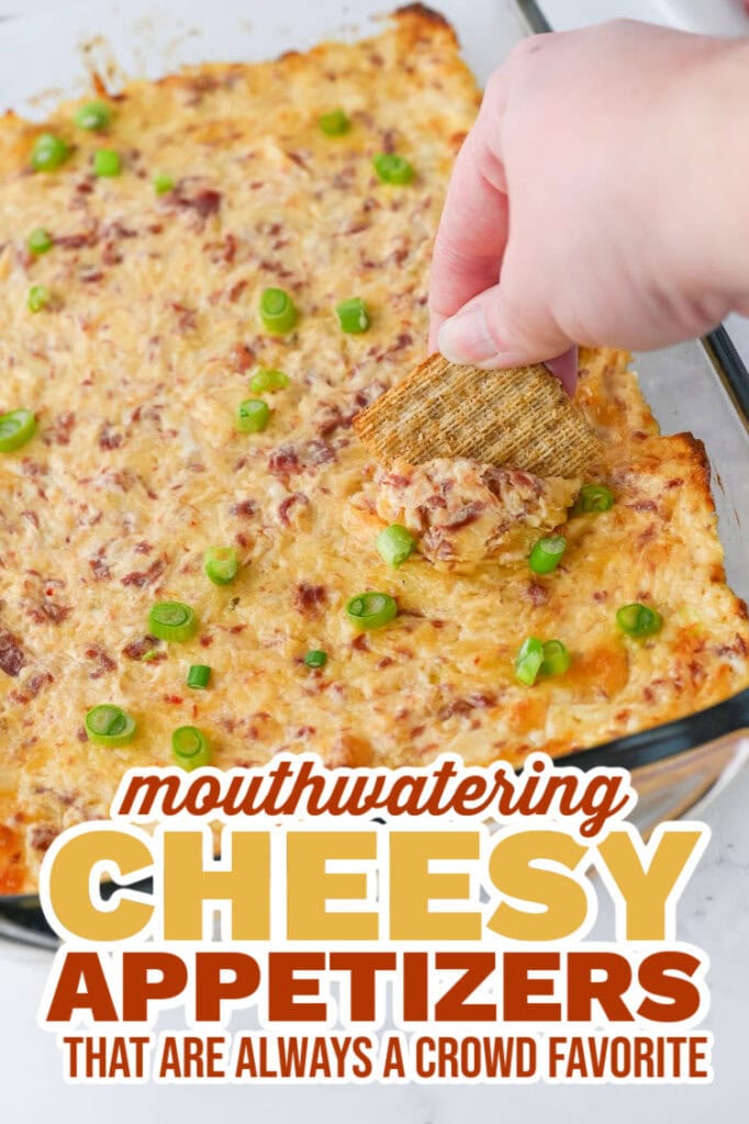 cheesy appetizers - Cheesy Reuben Dip
