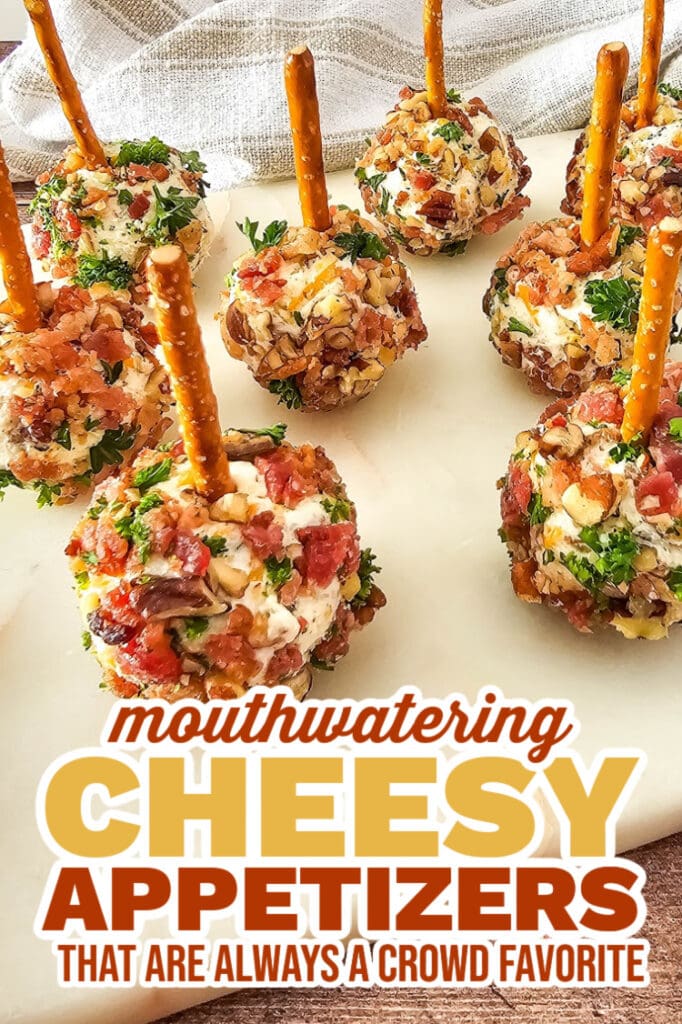 cheesy appetizers -Cracked Out Cheeseball Bites