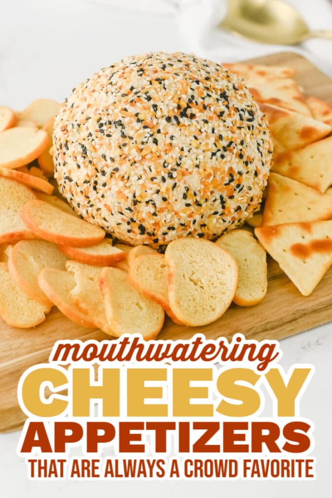 cheesy appetizers -Everything Bagel Cheeseball