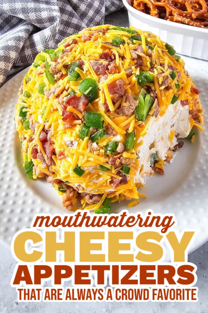 cheesy appetizers -Jalapeno Popper Cheeseball