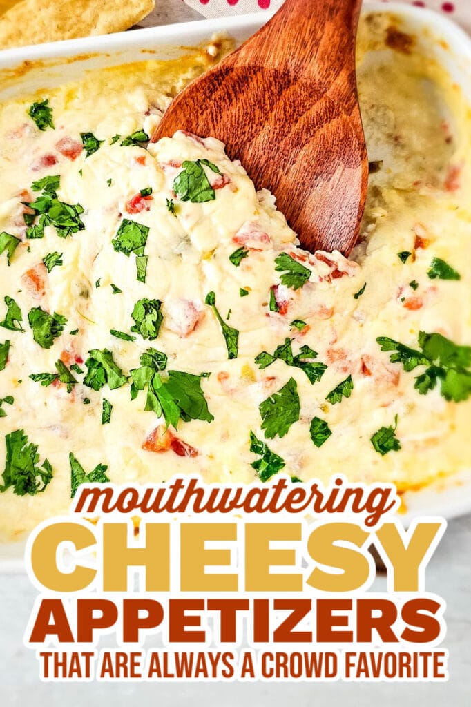 cheesy appetizers - Oven-Baked Queso Dip