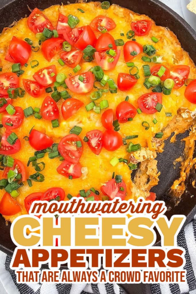 cheesy appetizers -Texas Trash Dip