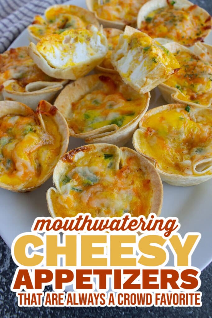 cheesy appetizers - Three Cheese Mini Quiches