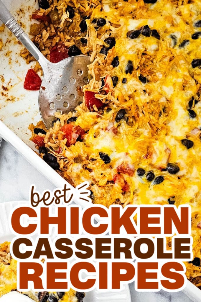 chicken casserole recipes - Cheesy Chicken Taco Casserole copy