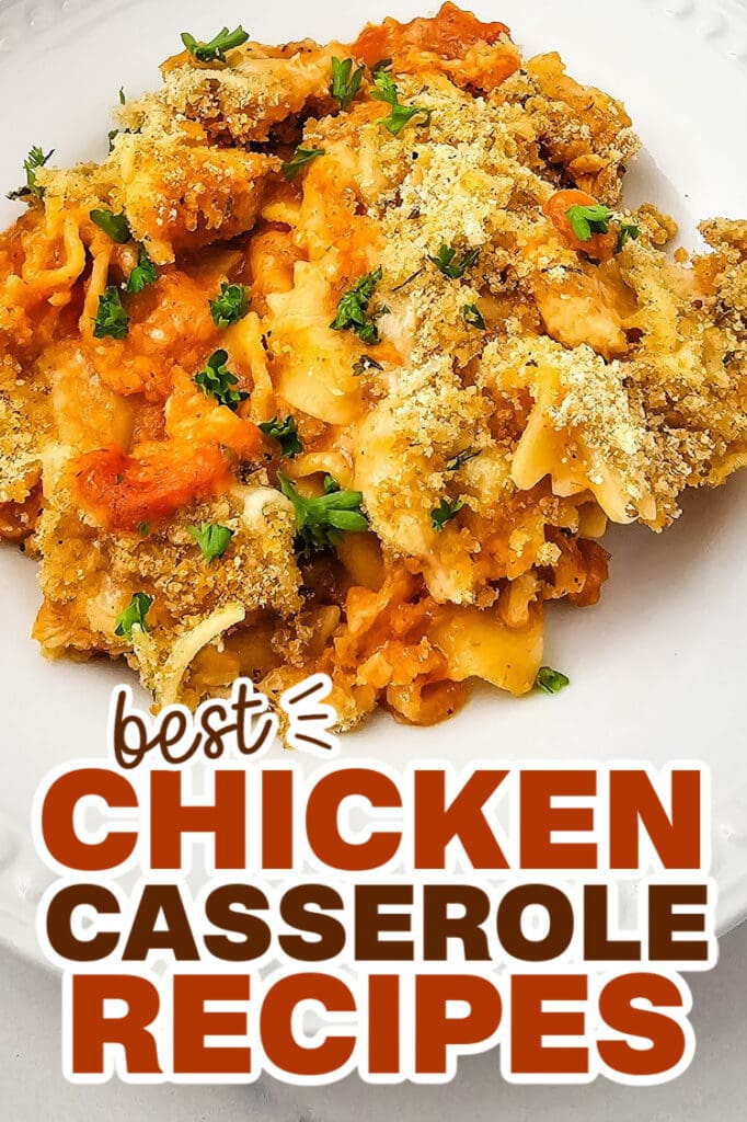 chicken casserole recipes - Dump-and-Bake Chicken Parmesan Casserole copy