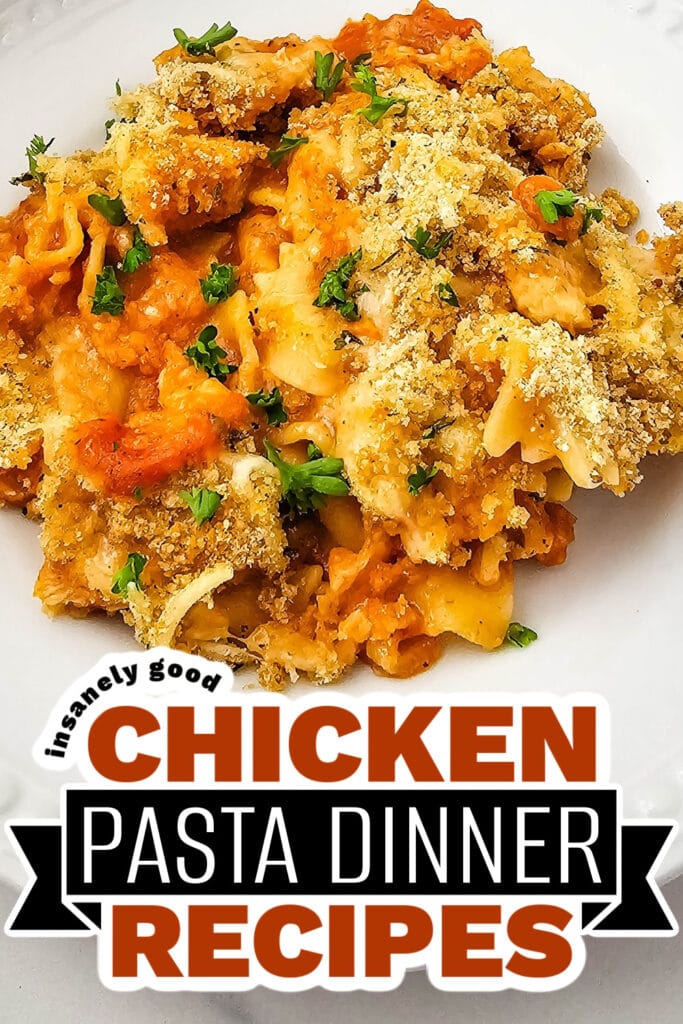 chicken pasta dinner - BBQ Ranch Chicken Pasta Bake Casserole copy