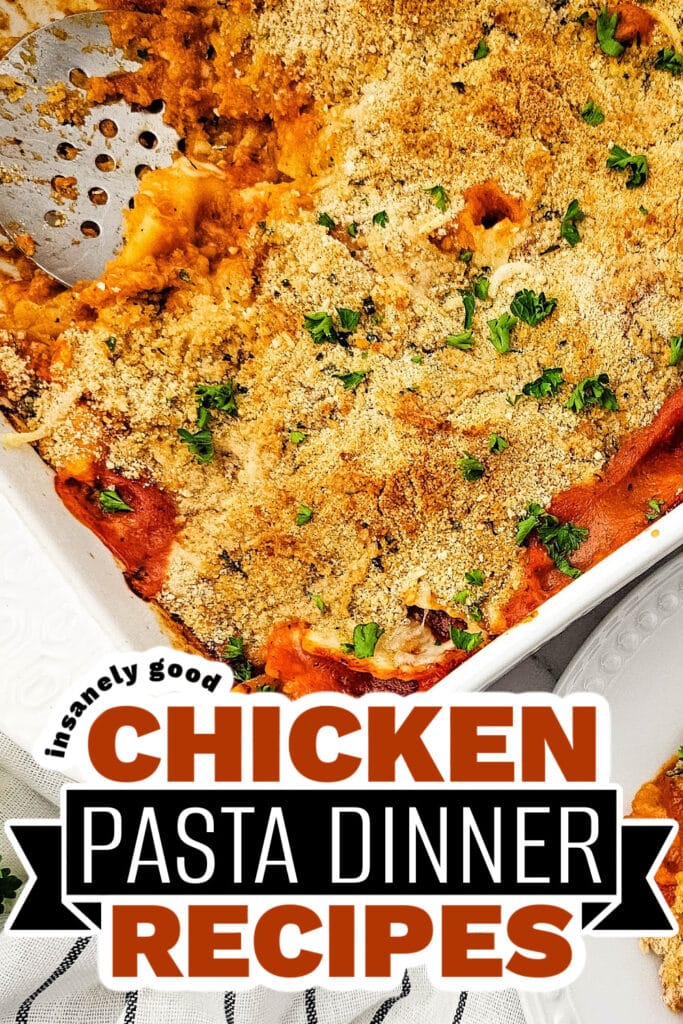 chicken pasta dinner - Crispy Baked Chicken Parmesan copy