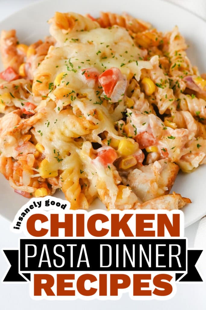 chicken pasta dinner - Dump-and-Bake Chicken Parmesan Casserole copy 2
