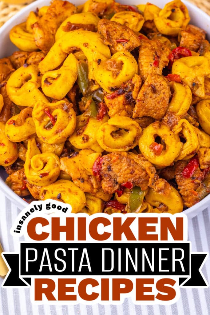 chicken pasta dinner - Southwest Ranch Chicken Tortellini copy