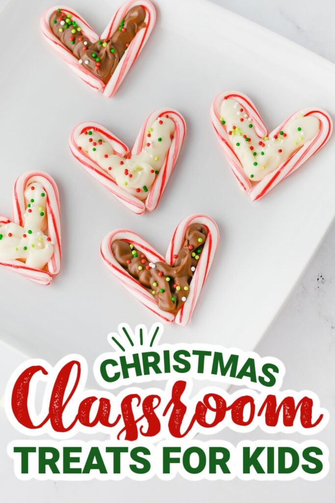 christmas classroom treats - Candy Cane Hearts copy