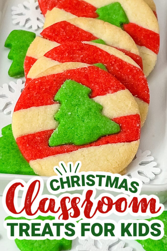 christmas classroom treats - Christmas Tree Cookies copy