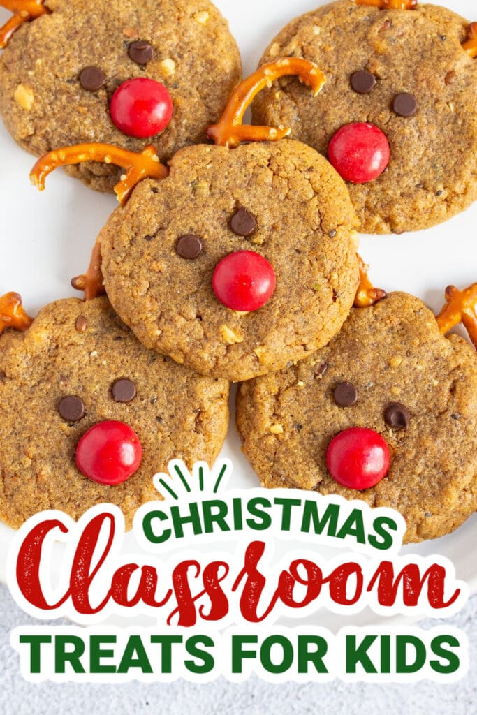 christmas classroom treats - Reindeer Cookies copy