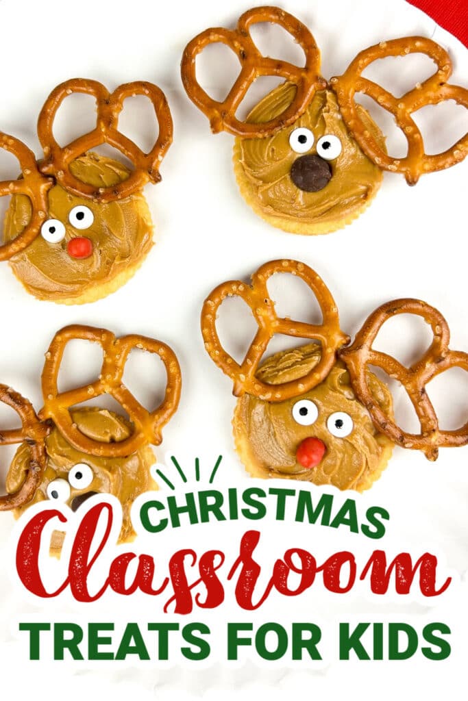 christmas classroom treats - Ritz Reindeer Snack copy