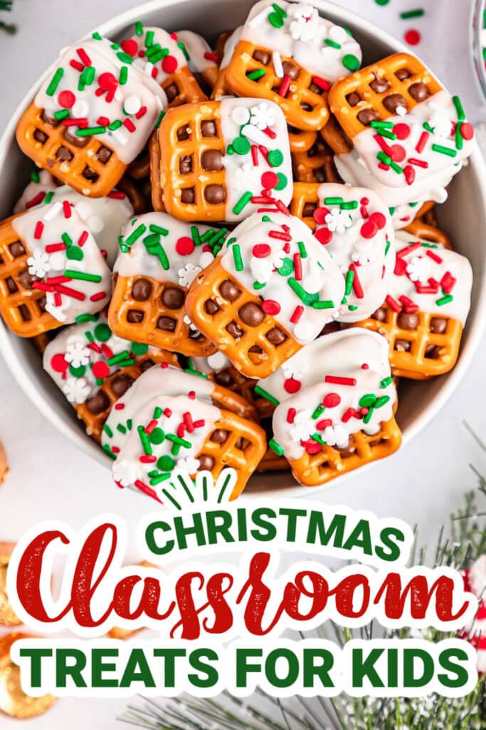christmas classroom treats - Rolo Pretzel Sandwiches copy