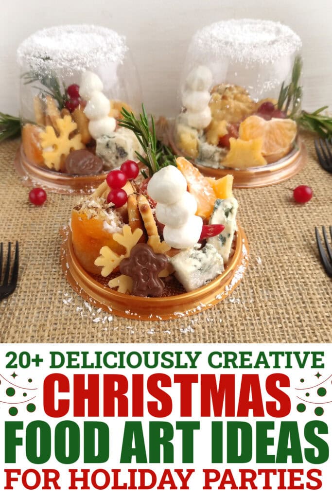 christmas food art - Christmas Charcuterie Snowglobes copy