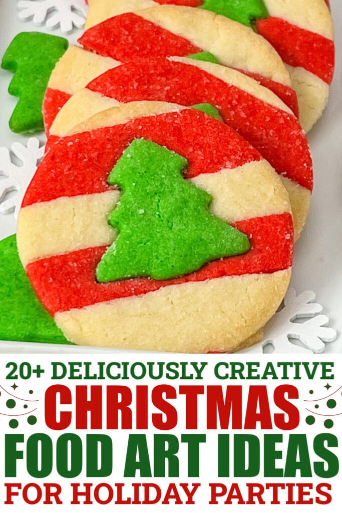 christmas food art - Christmas Tree Cookies copy