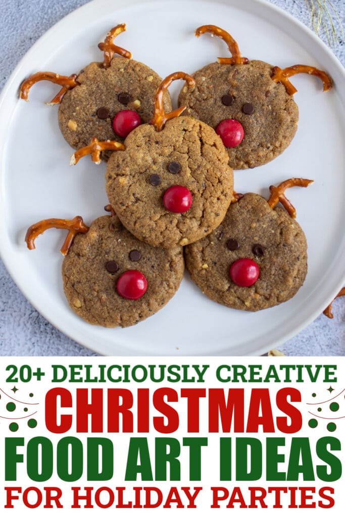 christmas food art - Reindeer Cookies copy