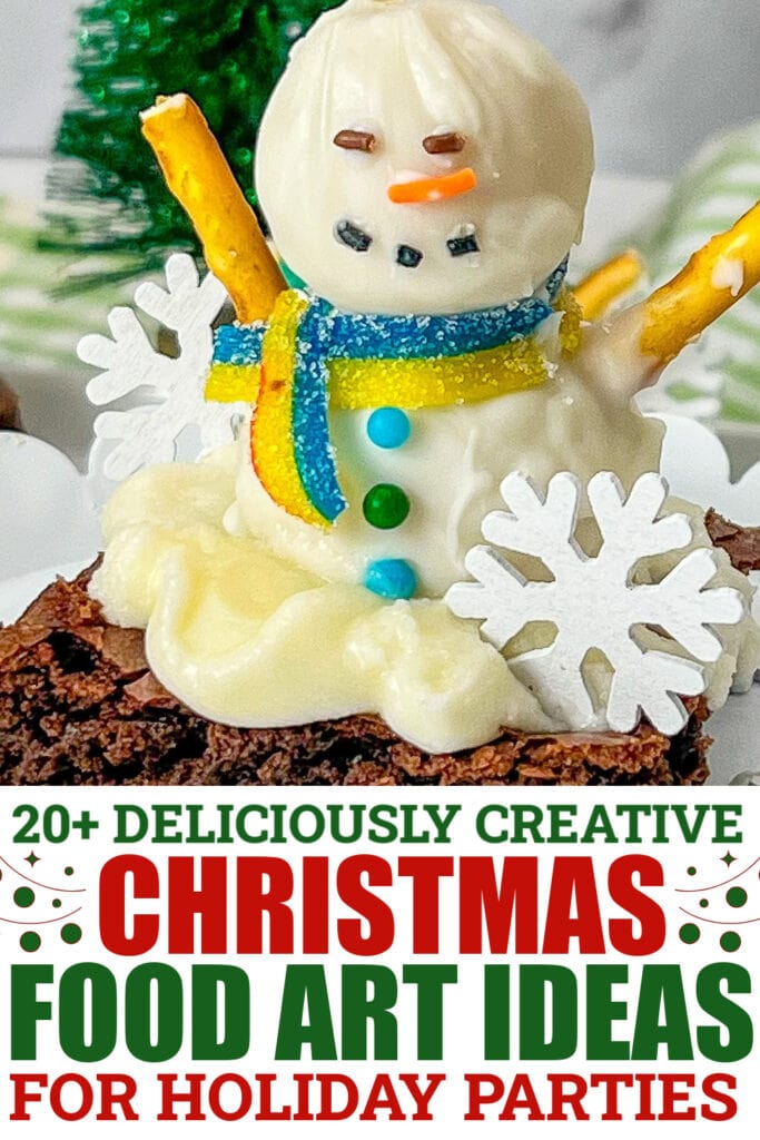 christmas food art - Snowman Truffles on Fudge Bliss copy