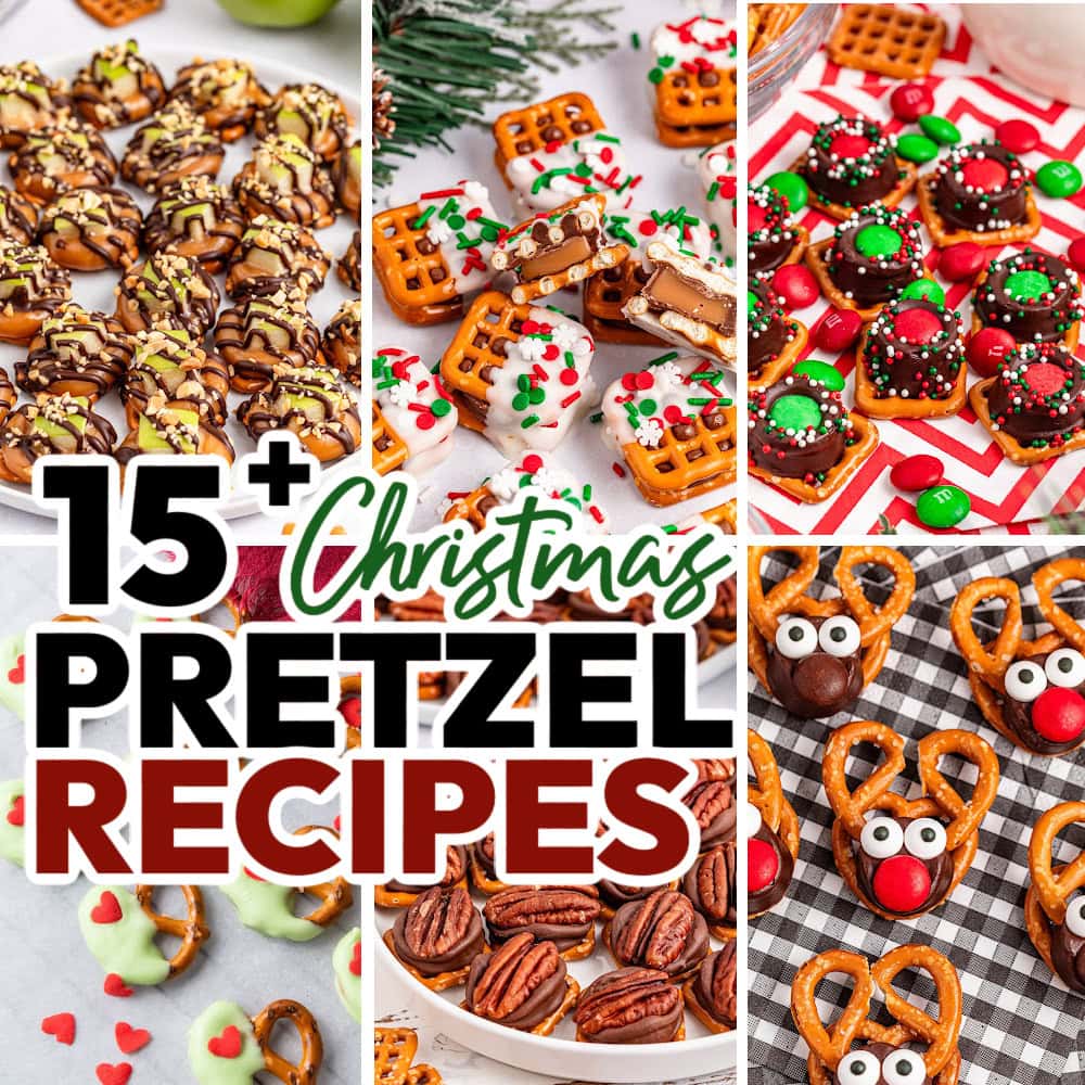 christmas pretzels recipes featured image