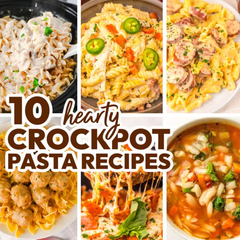 10 Crockpot Pasta Recipes for Easy Comfort Food Dinners