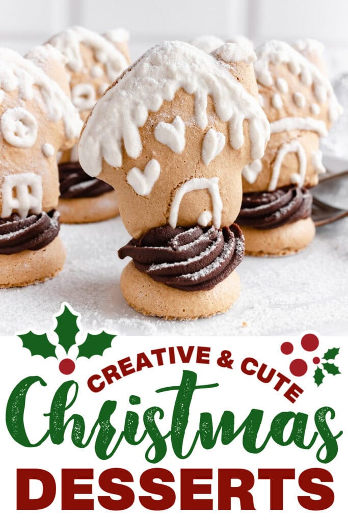 cute christmas desserts - Gingerbread House Macarons copy