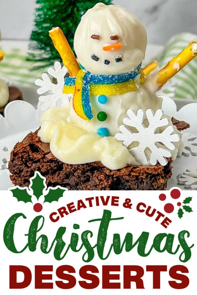 cute christmas desserts - Snowman Truffles on Fudge Bliss copy