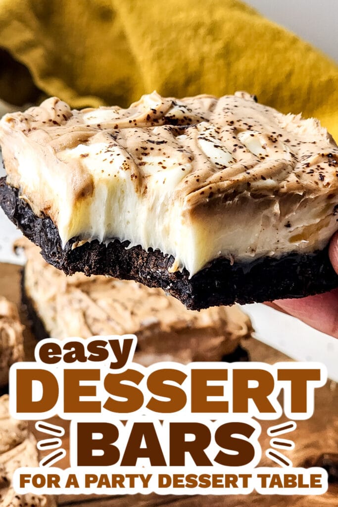 dessert bars - Espresso Swirl Bars