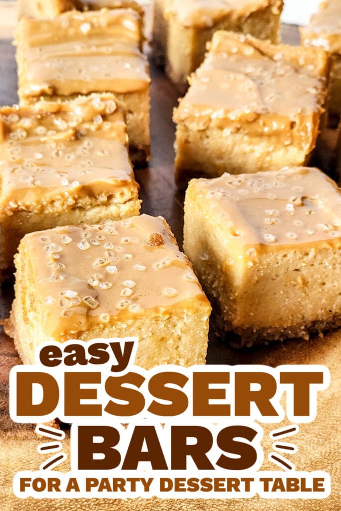 dessert bars - Mini Dulce de Leche Cheesecake Squares