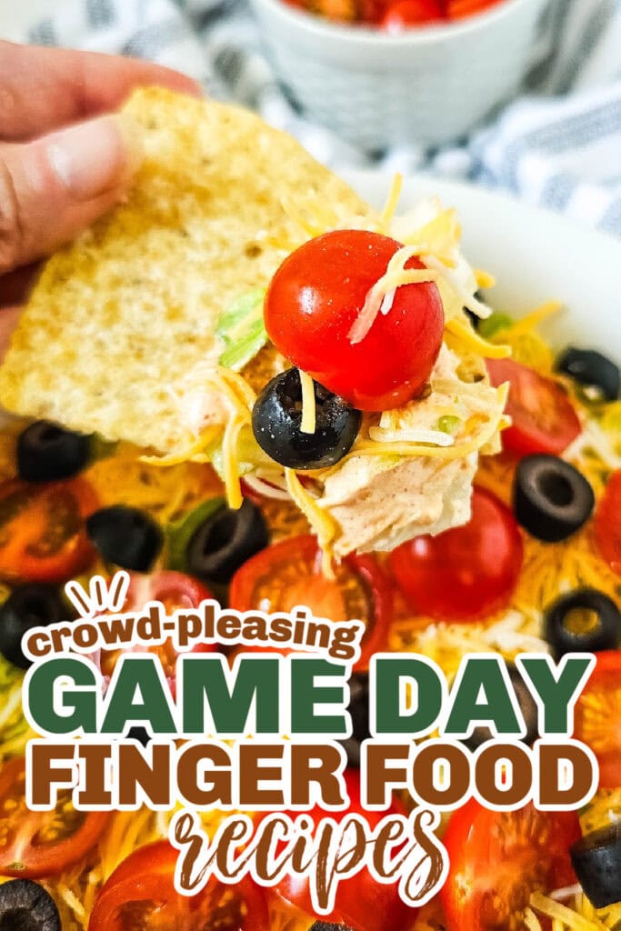 game day finger foods- Classic Taco Dip