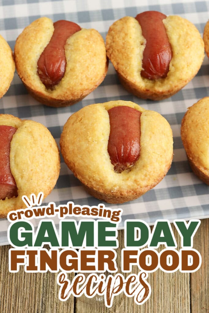game day finger foods- Corndog Mini Muffins