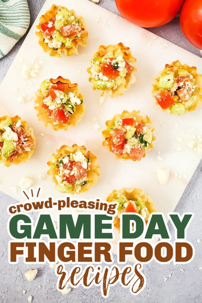 game day finger foods- Mediterranean Feta Bites