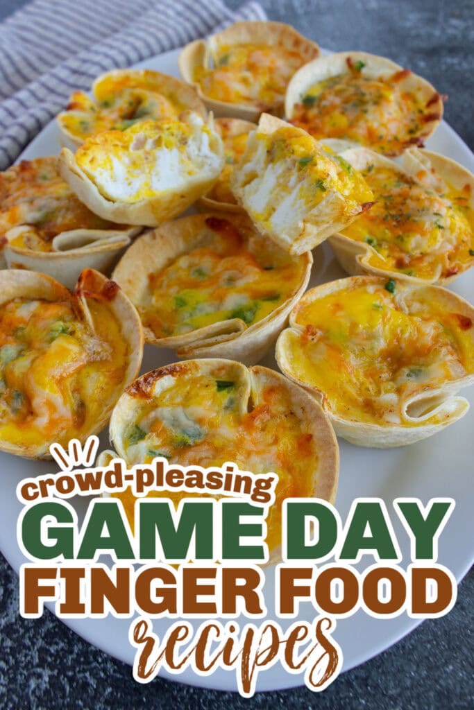 game day finger foods- Three Cheese Mini Quiches