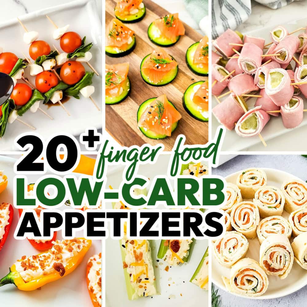 low carb finger food featured image