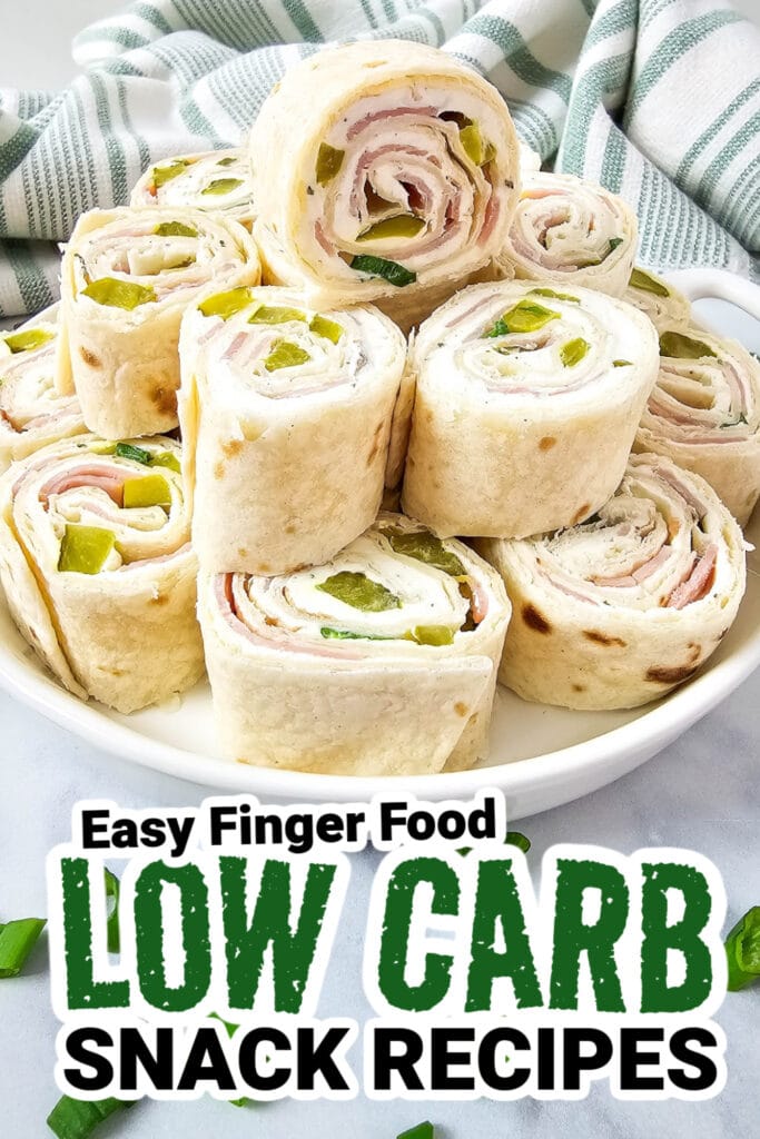 low carb finger foods -Pickle Dip Pinwheels