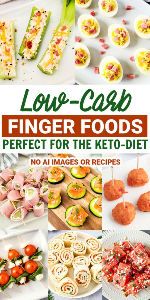 low carb finger foods pin